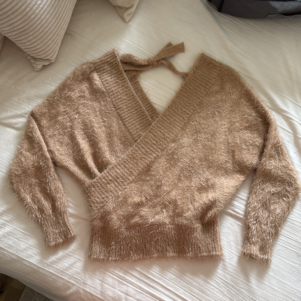 Forever 21 - Cozy Eyelash Tan Sweater - S
